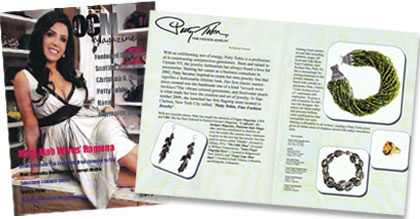 Open Closet Magazine Features Patty Tobin Jewelry On Mob Wives Star Ramona Rizzo